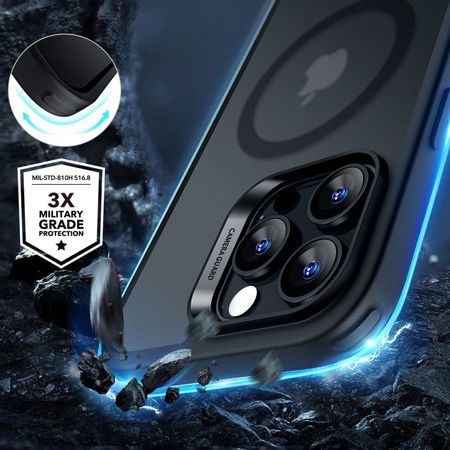 ESR ETUI HYBRYDOWE MAGNETYCZNE DO MAGSAFE IPHONE 16 PRO MAX Z OCHRONĄ SZKŁA