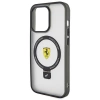 Etui Ferrari Ring Stand 2023 Collection MagSafe do iPhone 15 Pro - przezroczyste