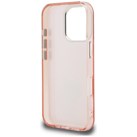 Etui Karl Lagerfeld IML Aquarelle Choupette & Logo do iPhone 16 Pro różowy