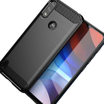 HURTEL CARBON CASE POKROWIEC DO MOTOROLA MOTO E7I POWER OCHRONA ELASTYCZNE