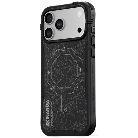 Etui Skinarma Vektor MagSafe do iPhone   17 Pro Max onyx