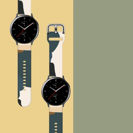 STRAP MORO OPASKA DO SAMSUNG GALAXY WATCH 46MM PASEK SILIKONOWY BRANSOLETKA