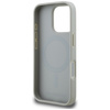 Etui Karl Lagerfeld Grained Pattern & Logo MagSafe do iPhone 16 Pro Max szary