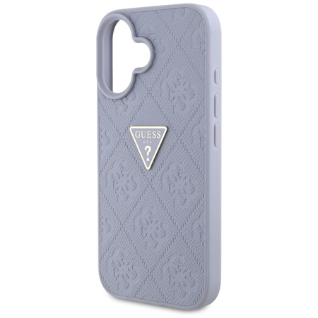 GUESS ETUI CASE POKROWIEC TPU DO IPHONE 16 Z LOGO METALOWYM I WZOREM