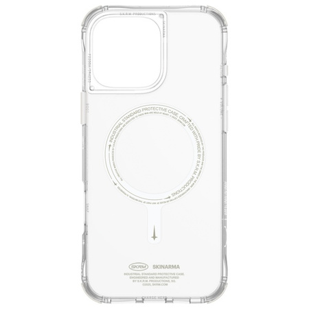 Skinarma etui Saido iPhone 16 Pro 6.3 Magnetic Charging zielony/green (niteglow)