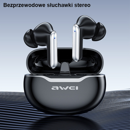 AWEI BEZPRZEWODOWE SŁUCHAWKI T50 DO TELEFONÓW IOS ANDROID Z DOKUJĄCĄ STACJĄ