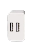 MOONX ładowarka sieciowa MC02 2.4A 12W 2xUSB + kabel Micro Biały
