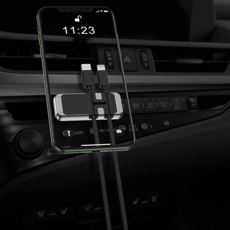 WOZINSKY UCHWYT MAGNETYCZNY Z ORGANIZEREM DO MAGSAFE TELEFONÓW APPLE IPHONE