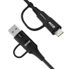 WOZINSKY ZESTAW KABEL 4W1 USB-C DO DO LIGHTNING 60W DO IPHONE 11 12 13 14