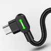 MCDODO KABEL KĄTOWY 90° MICRO USB SZYBKIE ŁADOWANIE DWUSTRONNY QC 3 LED 3M