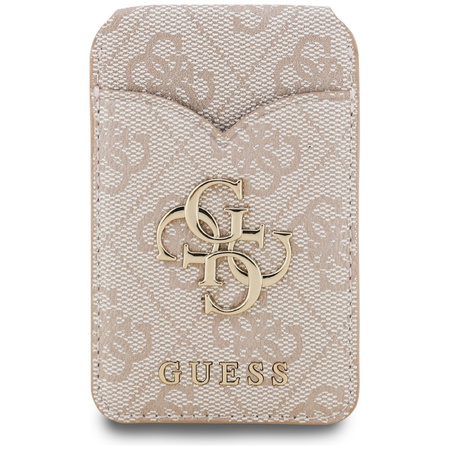 Portfel z lusterkiem Guess 4G Stand &    Mirror Magsafe różowy