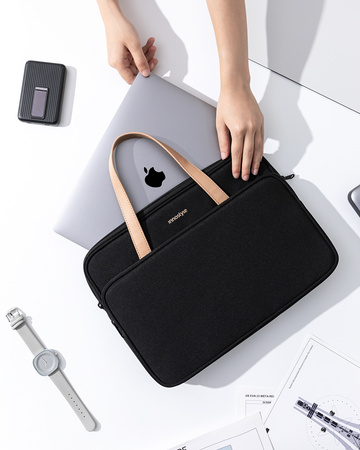 INNOSTYLE DAMSKA TORBA NA LAPTOPA 14 WODOODPORNA OMNIPROTECT PRO CZARNA