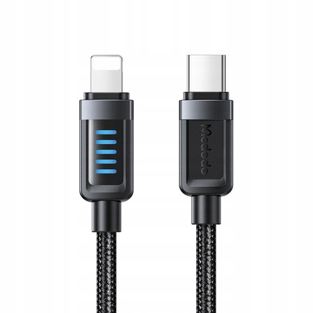 MCDODO KABEL USB-C LIGHTNING SZYBKIE ŁADOWANIE DO APPLE IPHONE 36W 1M LED
