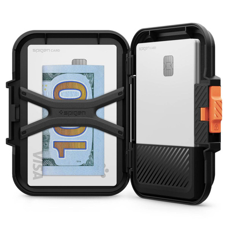 SPIGEN LOCK FIT MAGSAFE UNIVERSAL MAGNETIC CARD HOLDER BLACK