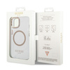 Etui Guess GUHMP14SHTRMD na iPhone 14 - złote Metal Outline Magsafe