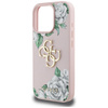 GUESS ETUI POKROWIEC GRAINED ROSES BIG 4G DO IPHONE 16 PRO MAGNETYCZNE