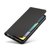 Magnet Card Case etui do Samsung Galaxy A12 5G pokrowiec portfel na karty kartę podstawka czarny