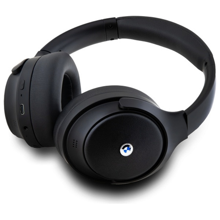 BMW słuchawki nauszne Bluetooth ANC      BMBHKL601SSLVK czarny/black Metal Logos