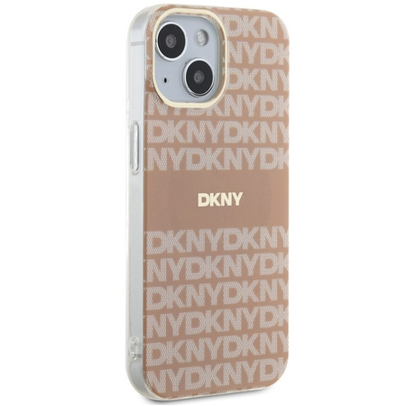 DKNY POKROWIEC DO IPHONE 14 15 13 HARDCASE DO MAGSAFE Z IML MONO STRIPE