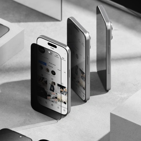 RINGKE SZKŁO PRYWATYZUJĄCE EASY SLIDE 2-PACK DO IPHONE 17 PRO OCHRONA