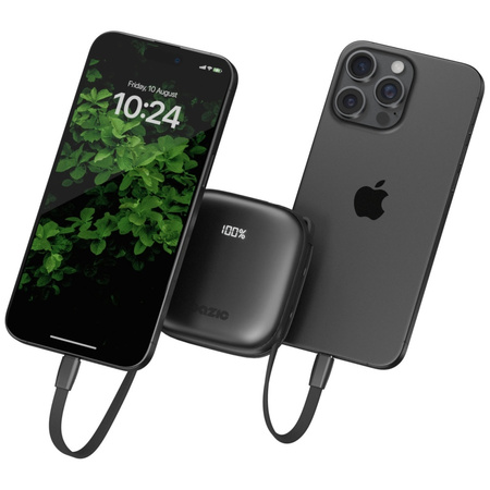 PowerBank 4w1 Bazic Fusion 10000mAh PD20W USB-C/Lightning czarny