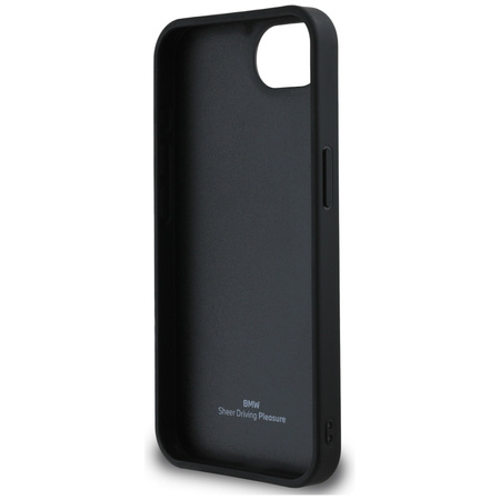 BMW ETUI TPU DO IPHONE 16E LEATHER HOT STAMP Z PEŁNĄ OCHRONĄ Z UDERZENIAMI