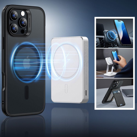 ESR ETUI HYBRYDOWE MAGNETYCZNE DO MAGSAFE IPHONE 16 PRO MAX Z OCHRONĄ SZKŁA