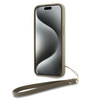 DKNY ETUI HARDCASE DO IPHONE 15 PRO MAX 6.7 Z METALOWYM LOGO I RĘKAWKIEM