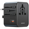 USAMS ŁADOWARKA SIECIOWA TRAVEL ADAPTER CC309 2XUSB-C 25W DO IPHONE 12 13