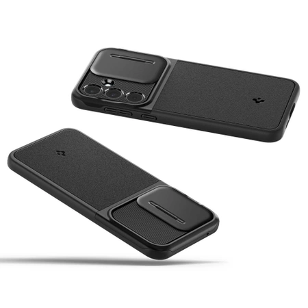 Etui Spigen Optik Armor na Samsung Galaxy A55 5G - czarne