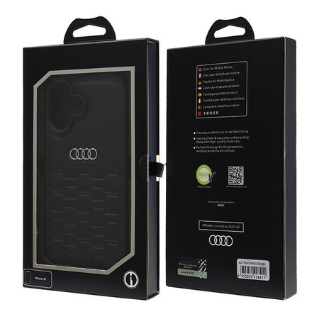 AUDI DO MAGSAFE HARDCASE DO IPHONE 16 6.1 POKROWIEC Z SYNTHETYCZNEJ SKÓRY