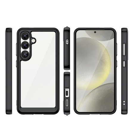 HURTEL ETUI CASE DO SAMSUNG GALAXY S25 EDGE ELASTYCZNA RAMKA ANTYWSTRZĄSOWE