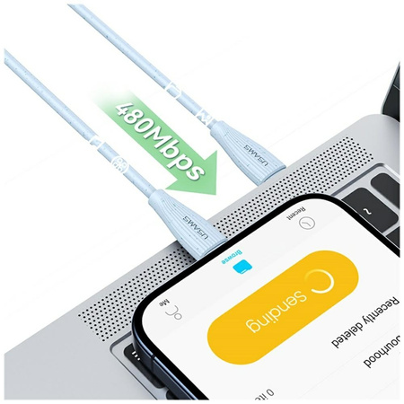 USAMS KABEL USB-C DO LIGHTNING 30W DO APPLE IPHONE 11 12 13 14