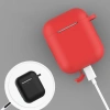 HURTEL ETUI SILIKONOWE DO AIRPODS 2 1 Z BRELOKIEM KARABIŃCZYK POKROWIEC