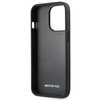 AMG AMHCP14XGSEBK iPhone 14 Pro Max 6,7" czarny/black hardcase Leather Debossed Lines