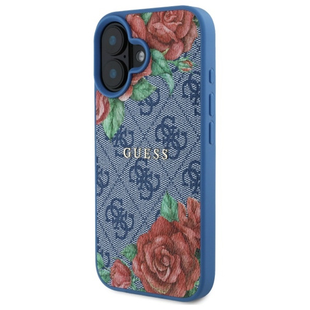 GUESS POKROWIEC DO IPHONE 16 6.1'' HARDCASE MAGNETYCZNY Z MOTYWEM KWIATOWYM