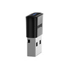 Baseus BA04 mini adapter Bluetooth 5.0 USB odbiornik nadajnik do komputera czarny (ZJBA000001)