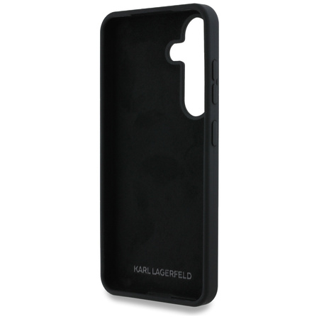 KARL LAGERFELD ETUI SILICONE METAL SIGNATURE LOGO DO SAMSUNG GALAXY S25