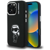 Etui Karl Lagerfeld Silicone Karl Sketch MagSafe do iPhone 16 Pro czarny
