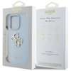 GUESS ETUI TPU DO IPHONE 16 PRO LOGO 4G CLASSIC SMALL Z WZOREM GRANULOWANYM