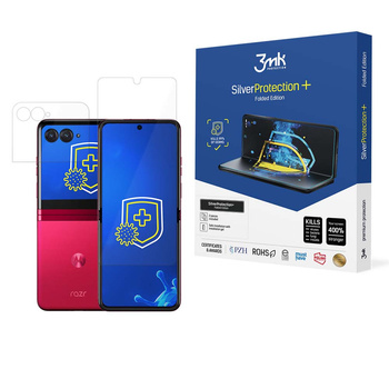 3MK FOLIA OCHRONNA DO MOTOROLA RAZR 40 ULTRA RAZR+ 2023 SILVERPROTECTION+