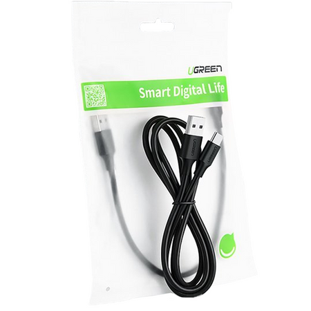 Ugreen kabel przewód USB - USB Typ C 2 A 0,5m czarny (60115)