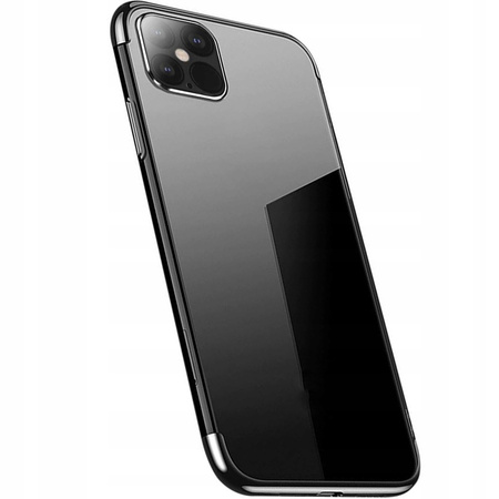 HURTEL ETUI CLEAR CASE Z METALICZNĄ RAMKĄ DO SAMSUNG GALAXY A22 4G ŻELOWY