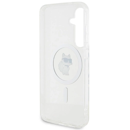 Etui Karl Lagerfeld IML Choupette MagSafe na Samsung Galaxy S24+ - przezroczyste