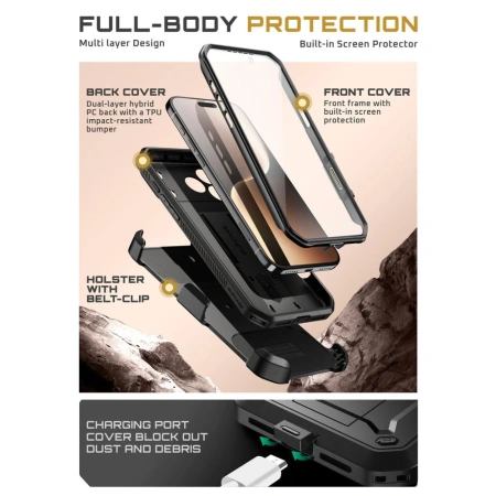 SUPCASE ETUI UB PRO DO IPHONE 17 PRO MAX Z OCHRONĄ MAGSAFE I SYSTEMEM