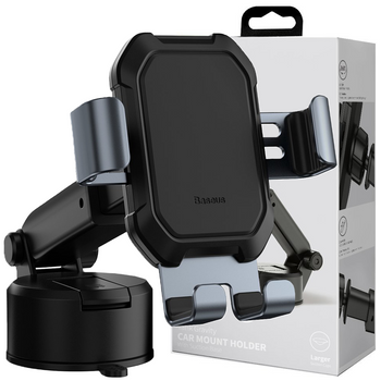 Baseus teleskopowy grawitacyjny uchwyt samochodowy na szybę deskę rozdzielczą czarny (SUYL-TK01)