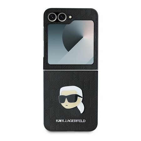 KARL LAGERFELD POKROWIEC HARDCASE DO SAMSUNG Z FLIP6 F741 SAFFIANO MONOGRAM