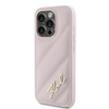 KARL LAGERFELD ETUI HARDCASE DO IPHONE 15 PRO 6.1 Z DIAGONAL QUILTED SCRIPT