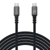 Kabel Wozinsky WPS-UY41S USB-C USB4 40Gb/s 240W 1m 4K - czarny
