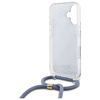 GUESS ETUI HARDCASE CROSSBODY CORD 4G DO IPHONE 16 6.1 Z DEKORACJĄ